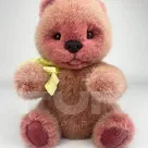 Игрушка из меха норки Мишка розовый XXL, артикул 3186, цена 15000 руб. FUR EXPERT